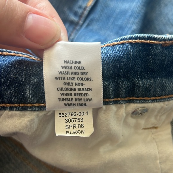 Old Navy Women's Jean Skirt  8 Stretch - Picture 10 of 10